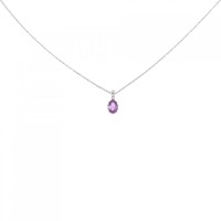 K18PG サファイヤ ネックレス 0.62CT