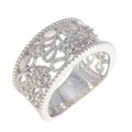 K18WG ダイヤモンド リング 0.20CT