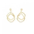 K18YG ダイヤモンド ピアス 0.17CT