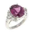 PT ガーネット リング 4.38CT