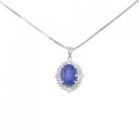 PT サファイヤ ネックレス 4.15CT
