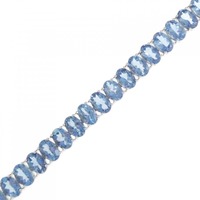 K18WG アクアマリン ブレスレット 17.60CT