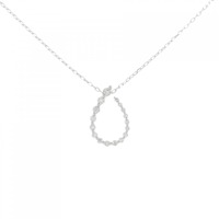 K18WG ダイヤモンド ネックレス 0.26CT