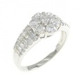 PT フラワー ダイヤモンド リング 1.00CT