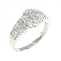 PT フラワー ダイヤモンド リング 1.00CT