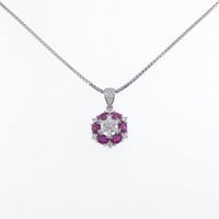 PT ルビー ネックレス 1.21CT