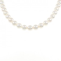 シルバークラスプ アコヤパール ネックレス 8.5-9.0mm