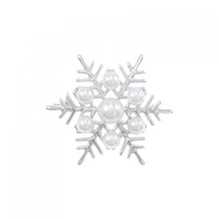 ミキモト スノーフレーク アコヤパール ブローチ