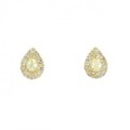 【新品】K18YG ダイヤモンド ピアス 0.30CT