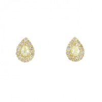 【新品】K18YG ダイヤモンド ピアス 0.30CT