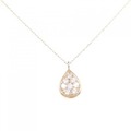 K18PG ダイヤモンド ネックレス 0.20CT