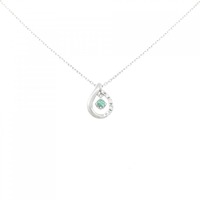 K18WG トルマリン ネックレス 0.05CT