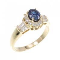 K18YG サファイヤ リング 0.55CT