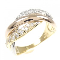 K18YG/PT/K18PG ダイヤモンド リング 0.30CT