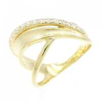 K18YG ダイヤモンド リング 0.33CT