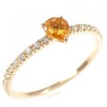 750PG サファイヤ リング 0.27CT