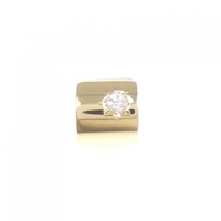 K18YG ダイヤモンド イヤーカフ 片耳 0.12CT