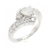 PT ハート ダイヤモンド リング 0.362CT