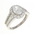 【リメイク】PT ダイヤモンド リング 1.00CT D SI1 オーバルカット