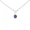 K18WG サファイヤ ネックレス 0.78CT