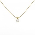K18YG ダイヤモンド ネックレス 0.14CT