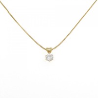 K18YG ダイヤモンド ネックレス 0.14CT