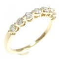 K18YG ダイヤモンド リング 0.30CT