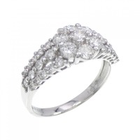 PT フラワー ダイヤモンド リング 1.00CT