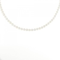 シルバークラスプ アコヤパール ネックレス 3.5-4mm