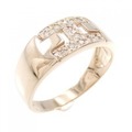 K18PG ダイヤモンド リング 0.05CT