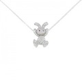 ポンテヴェキオ ラビット ルビー ネックレス 0.01CT