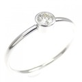 K18WG ダイヤモンド リング 0.14CT
