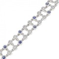 K18WG サファイヤ ブレスレット 0.91CT