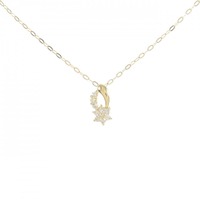 【新品】K18YG ダイヤモンド ネックレス 0.10CT