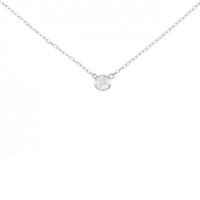 PT ダイヤモンド ネックレス 0.10CT