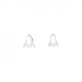K18WG ダイヤモンド ピアス 0.20CT