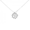 K18WG ダイヤモンド ネックレス 0.70CT
