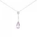 K18WG モルガナイト ネックレス 1.91CT