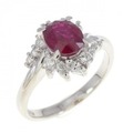 PT ルビー リング 0.96CT