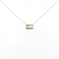 K18WG トルマリン ネックレス