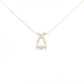 K18YG ダイヤモンド ネックレス 0.08CT