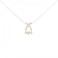 K18YG ダイヤモンド ネックレス 0.08CT