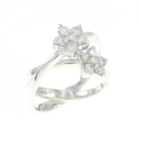 ポンテヴェキオ フラワー ダイヤモンド リング 0.41CT
