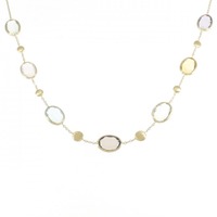 750YG カラーストーン ネックレス