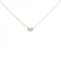 K18YG ハート ダイヤモンド ネックレス