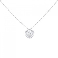 PT ハート ダイヤモンド ネックレス 0.50CT D VS2 ハートシェイプ