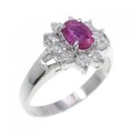 PT ルビー リング 0.53CT