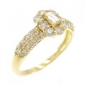 【新品】K18YG ダイヤモンド リング 0.70CT