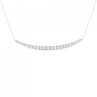 K18WG ダイヤモンド ネックレス 1.00CT