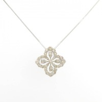 PT フラワー ダイヤモンド ネックレス 1.00CT